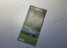 Broschoure Fiat 131 Norwegian 4xA4 folder
