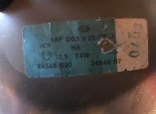 Headlight H4 Right VW Jetta Hella 1AF00362523A