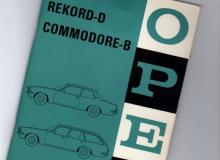 Manual (norwegian) Opel Rekord D Commodore B som ny