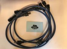 Ignition cable set Opel CIH 4 syl BLUE