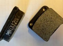 Brake pad front Honda N600 1969 41060A9999A, 45221-568-670, 64932557, GDB115, 114, FDB38