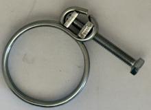 Double Wire Screw Hose Clamp - 25-29 mm - Zinc Plated Steel