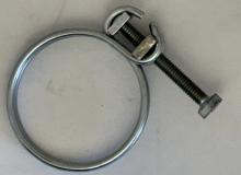 Double Wire Screw Hose Clamp - 29-33 mm - Zinc Plated Steel