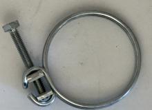 Double Wire Screw Hose Clamp - 33,5-37 mm - Zinc Plated Steel