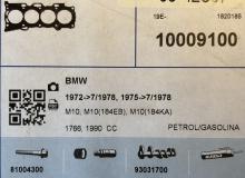 BMW E10 E21 E12  E30 1,8 2,0 11121257990, 10009100