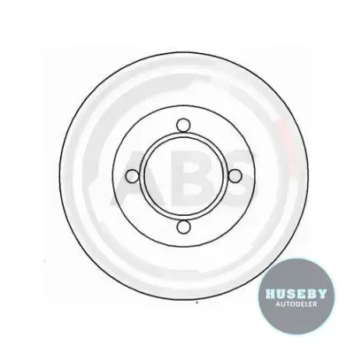 Brakedisk Opel 569011 kit 2 stk