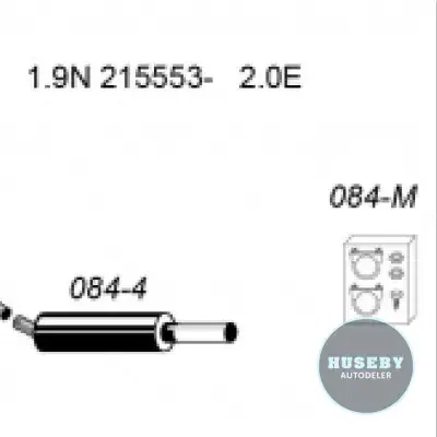 Simons Exhaust system Ascona B/Manta B (not CC)