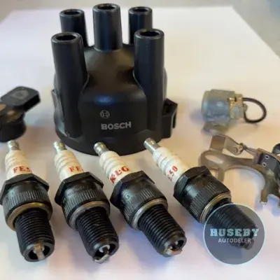 Datsun Nissan J15 Ignition cap, rotor, condenser, contact point, spark plugs