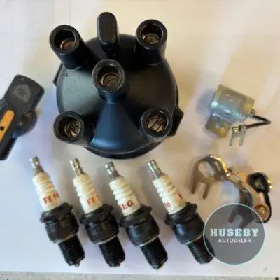 Datsun Nissan J15 Ignition cap, rotor, condenser, contact point, spark plugs