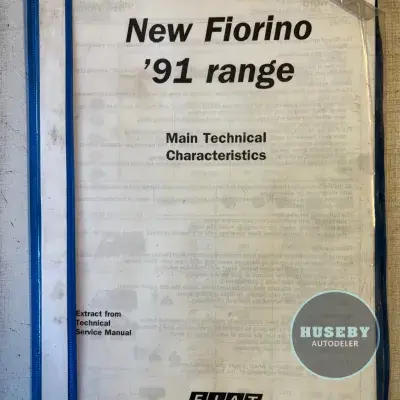 Service manual Fiat Fiorino