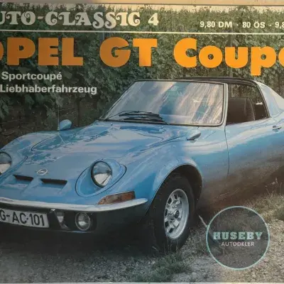 Auto-Classic 4 Opel GT Coupe. German 52 pages