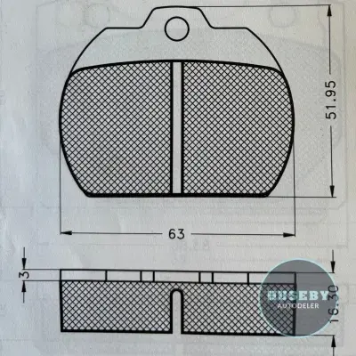 Volkswagen 1200 1300 1302 1303 111698151B 111698151D  Karman 180161 80063 36086 FDB103 MDB1080 GDB591