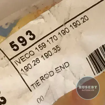 Iveco 170  190  190.20  190.26  190.35 4688949, F593 38 x 1,5