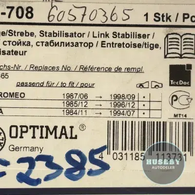 Alfa Romeo 164 Fiat Croma Lancia Thema 60570365, 82457524, 60808278, FR2385