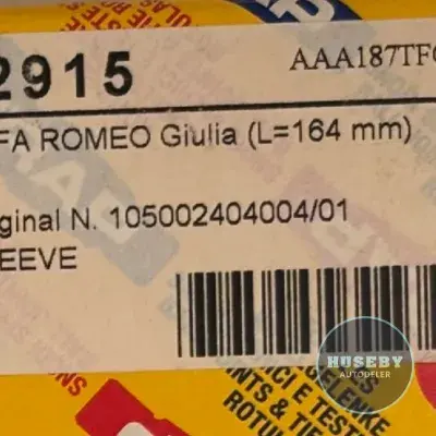 Alfa Romeo Giulia 105 105002404004 105002404001 F2915