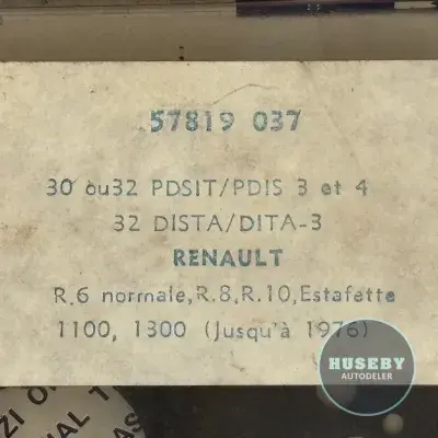 Renault R4 R6 R8 R10 Solex 30/32PDSIT 7701201103