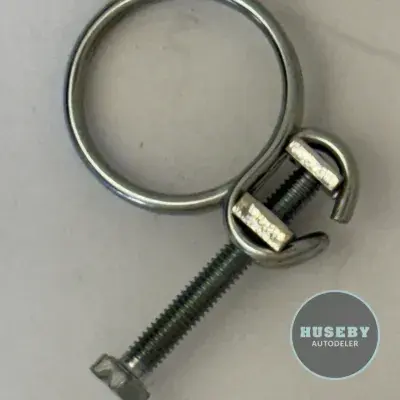 Double Wire Screw Hose Clamp - 18.5-22mm - Zinc Plated Steel