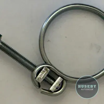 Double Wire Screw Hose Clamp - 25-29 mm - Zinc Plated Steel