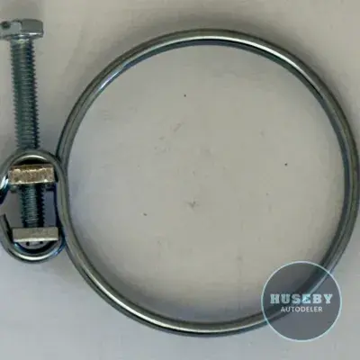 Double Wire Screw Hose Clamp - 38,5-43 mm - Zinc Plated Steel
